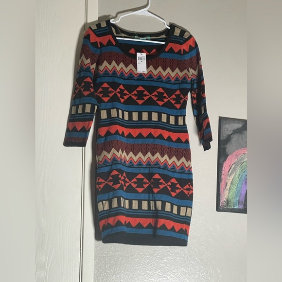 Flying Tomato Aztec Print Mini Dress - Picture 2 of 3